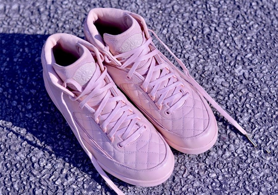 Don C,Air Jordan 2,AJ2,Pink  奢华质感！Don C x Air Jordan 2 “Pink” 全新实物展示