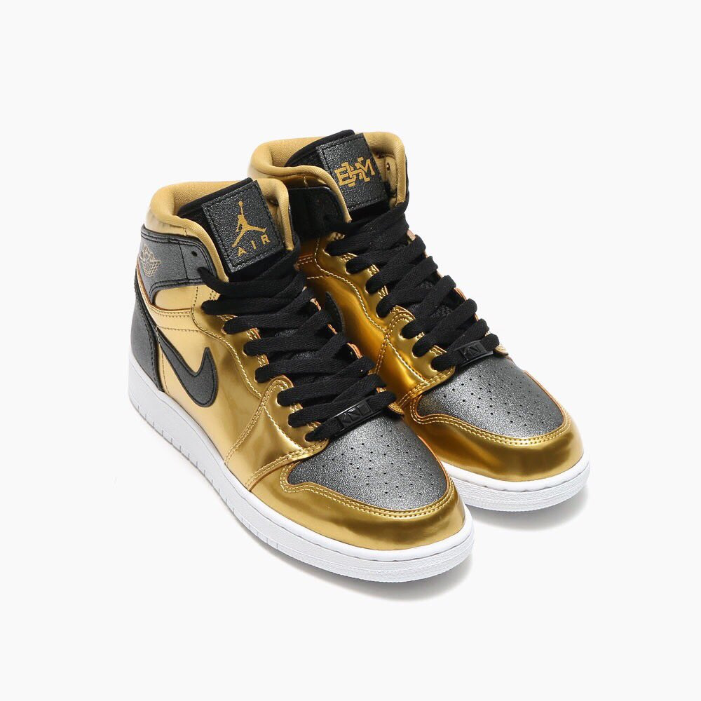 909805-700,AJ1,Air Jordan 1 909805-700AJ1 更加夺目！Air Jordan 1 High GS “BHM” 实物首次曝光
