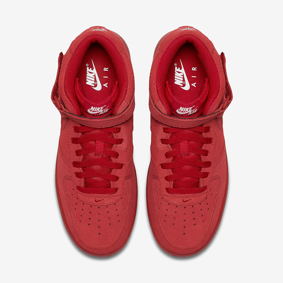 315123-609,AF1,Air Force 1 315123-609AF1 快售罄了！红麂皮 Nike Air Force 1 Mid ’07 再度补货上架！