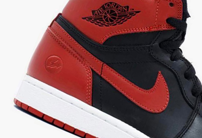AJ1,Air Jordan 1,881426-009 AJ1 黑红闪电联名 fragment x Air Jordan 1 全新谍照释出