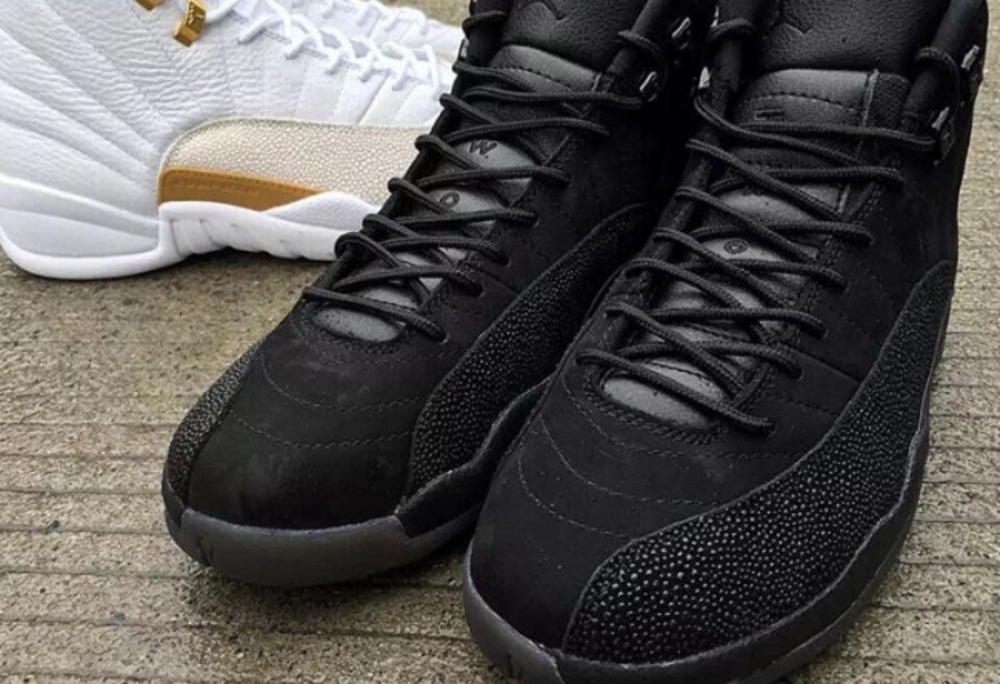 AJ12,Air Jordan 12,873864-032  货量极小！Air Jordan 12 OVO “Black” 发售信息绝望图！