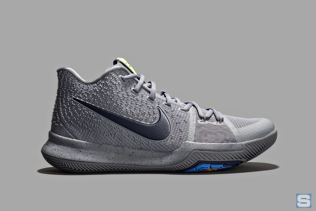 852395-001,Kyrie 3,Nike 852395-001 酷灰配色来了！Kyrie 3 “Cool Grey” 将在下月发售