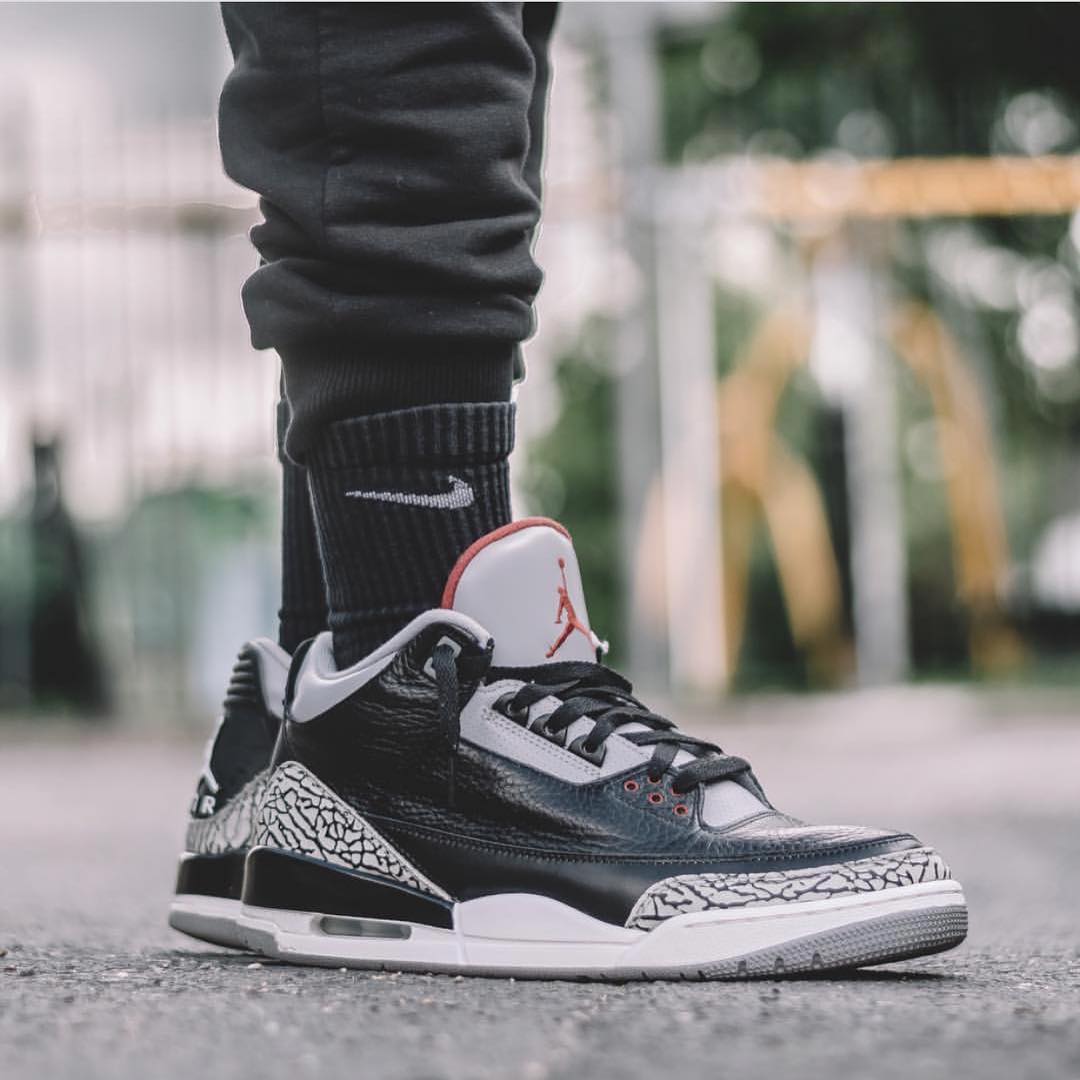AJ3,Air Jordan 3  Air Jordan 3 要放大招了！黑白水泥配色之一年底回归！