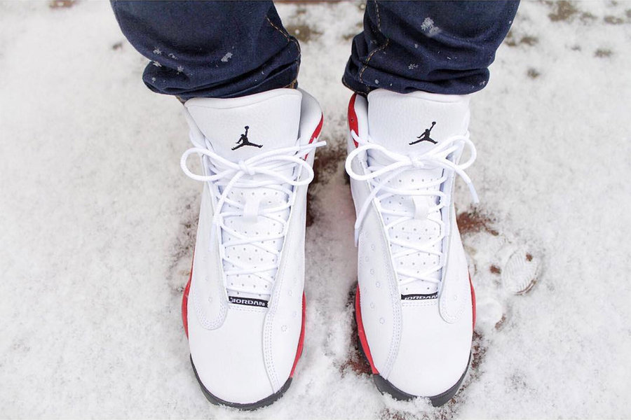 414571-122,AJ13,Air Jordan 13 414571-122AJ13 全家族尺码！Air Jordan 13 OG 白红即将全尺码上架