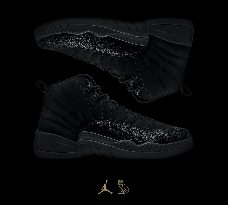 Air Jordan 12,OVO,AJ12  除了 OVO x Air Jordan 12，配套服饰也将登陆国内官网