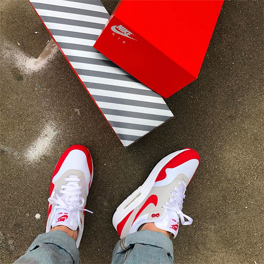 908375-100,Air Max 1,Nike 908375-100 白红原色再现！Nike Air Max 1 OG 还带回元年鞋盒