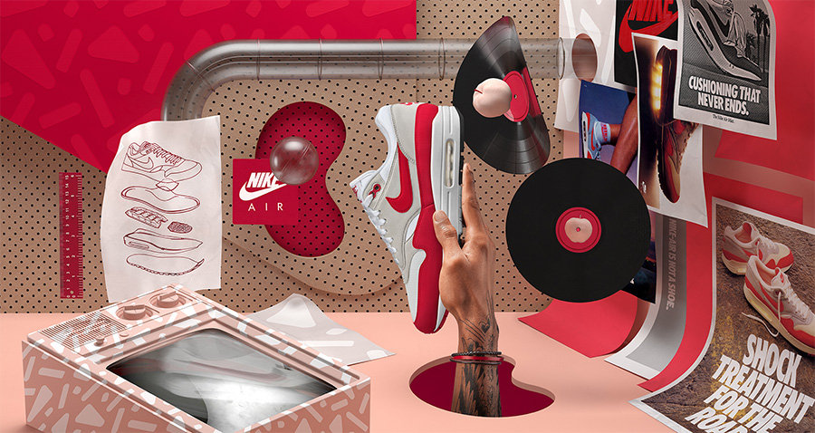 Air Max 1,Nike  白红白蓝原色回归！Air Max 1 还将带回元年鞋盒
