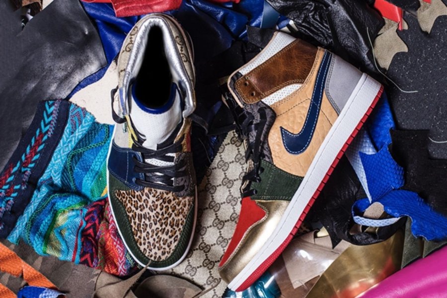The Shoe Surgeon,AJ1,Air Jorda  史上最炫？！限量 10 双的定制版 “What the Scrap” Air Jordan 1