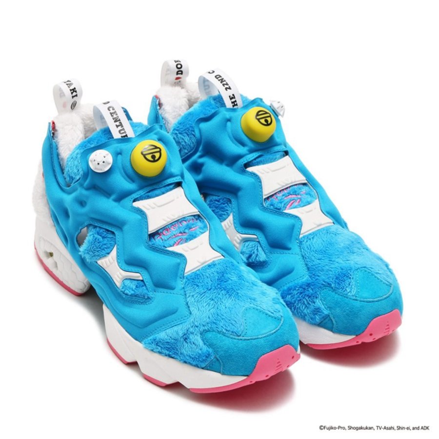 Reebok,atmos,Packer Shoes,哆啦A梦  机器猫别注来了！四方联名 Reebok Pump Fury 即将发售