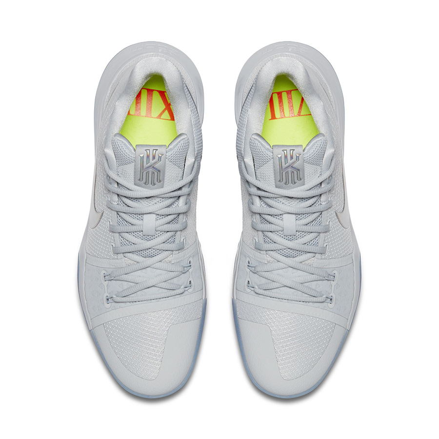 Kyrie 3,Nike  本月发售，这双多彩细节附体的 Kyrie 3 颜值极高！
