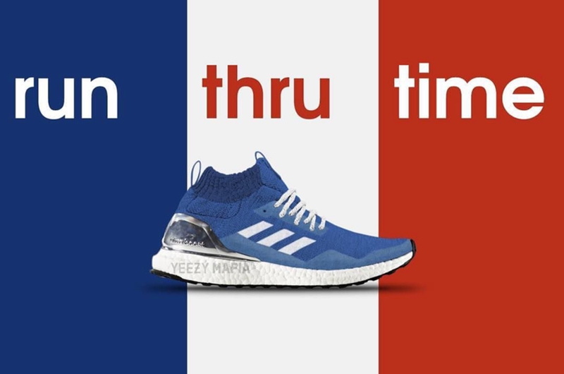 adidas,Ultra Boost Mid,Run Thr  又一款中帮 UB！Ultra Boost Mid “Run Thru Time” 实物释出