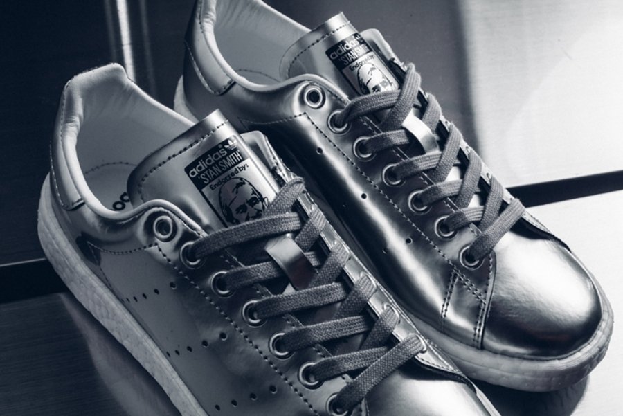 adidas,Stan Smith Boost,BB0108  妹子最爱！adidas Stan Smith Boost 液态银开售！