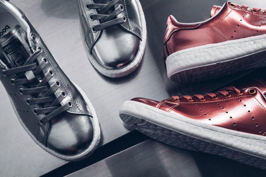 adidas,Stan Smith Boost,BB0108  妹子最爱！adidas Stan Smith Boost 液态银开售！