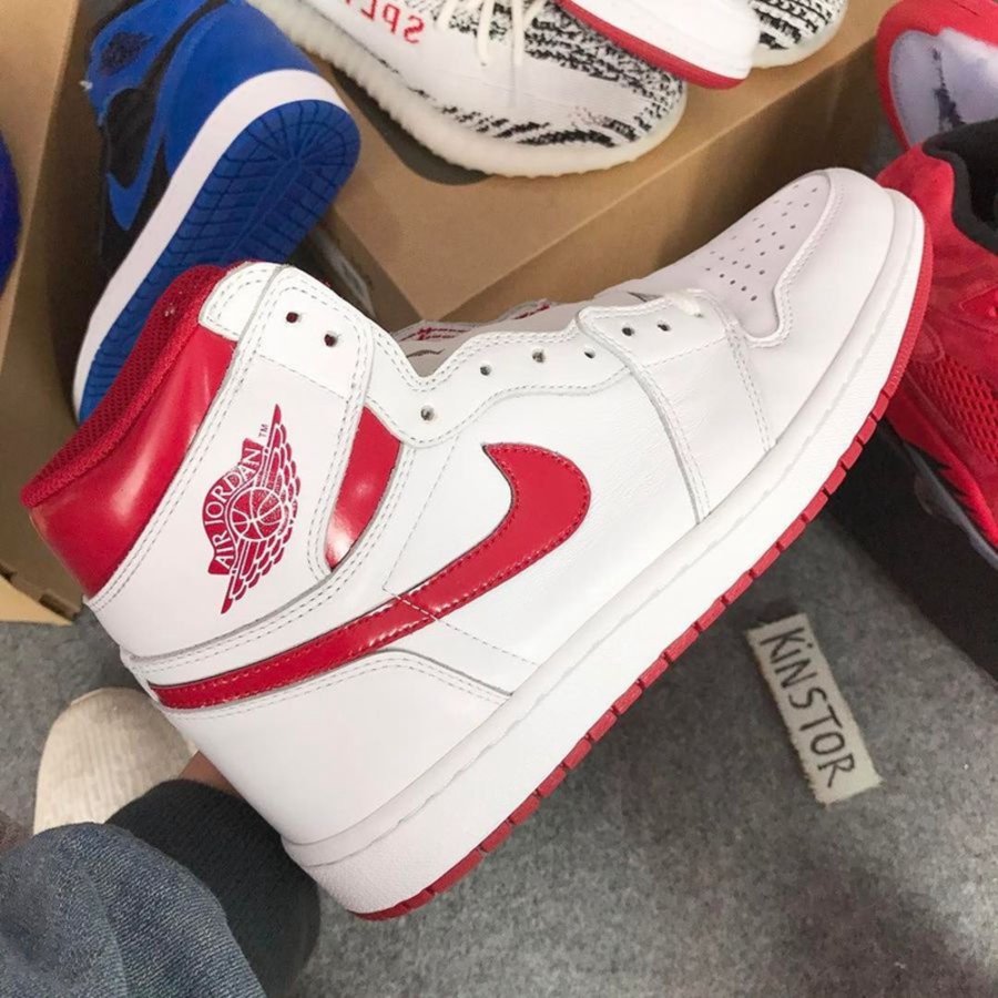 AJ1,Air Jordan 1,Metallic Red,  实物现身！Air Jordan 1 “Metallic Red” 将于五月首次回归