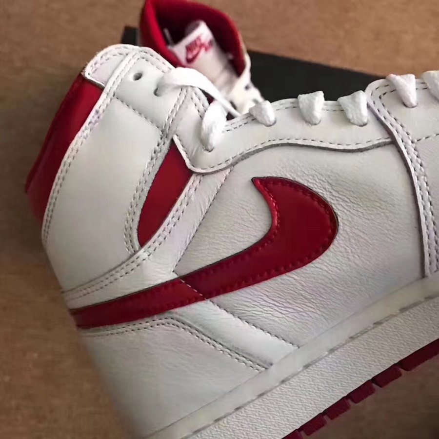 Air Jordan,AJ1,555088-103  白红元年重现！Air Jordan 1 “Metallic Red” 五月发售