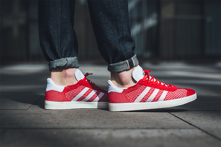 Gazelle,Primeknit,adidas Gazelle 这双 adidas 经典复古鞋也有了 Primeknit 编织版本！