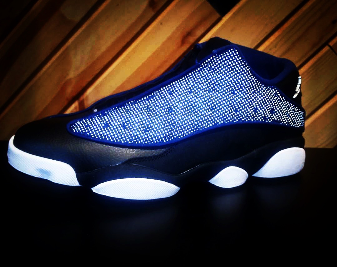 Air Jordan 13 Low,AJ13,310810-  熟悉的 3M 反光鞋身！ 元年配色 Air Jordan 13 Low 勇气蓝即将发售