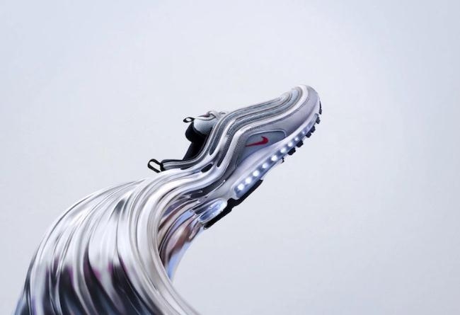 Nike,Air Max 97 QS,AT5458-002  论华丽更胜金、银子弹！液态金属 Air Max 97 QS 下周即将发售