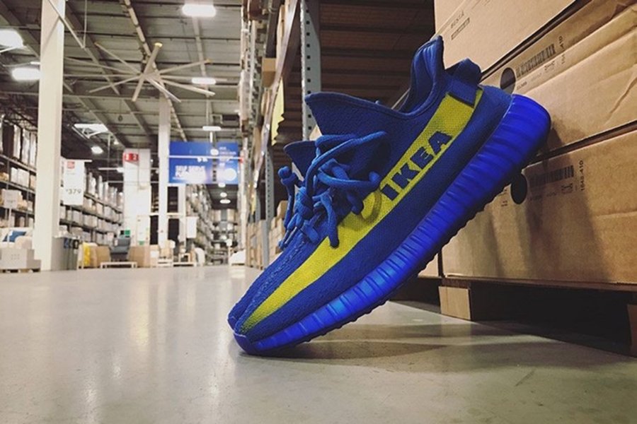 IKEA,adidas,Yeezy 350 Boost V2  概念变现实！IKEA x Yeezy 350 V2 实物真的诞生了