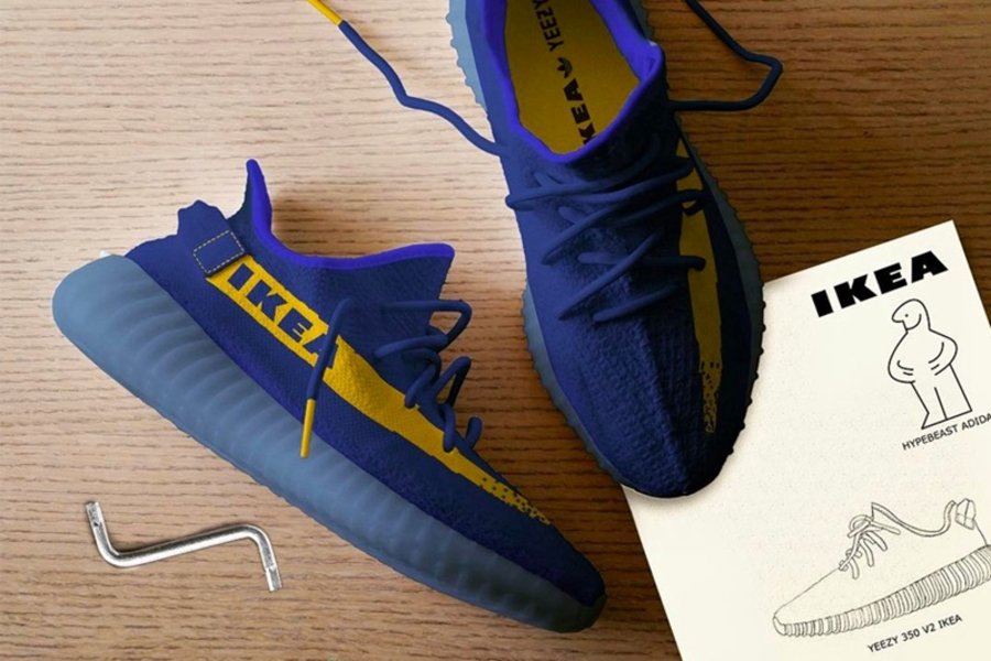 IKEA,adidas,Yeezy 350 Boost V2  概念变现实！IKEA x Yeezy 350 V2 实物真的诞生了