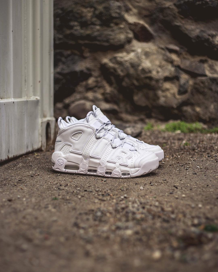 Uptempo,Nike,大AIR  大白鞋来了！纯白 Nike Air More Uptempo “Triple White” 即将发售