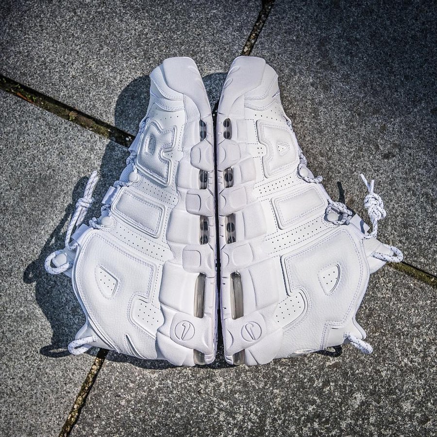Uptempo,Nike,大AIR  大白鞋来了！纯白 Nike Air More Uptempo “Triple White” 即将发售