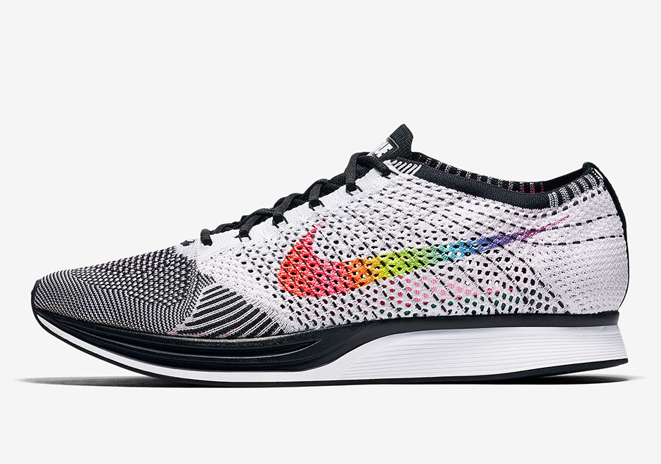 Nike,Flyknit Racer  彩虹阴阳配色！Flyknit Racer “BE TRUE” 下周发售！