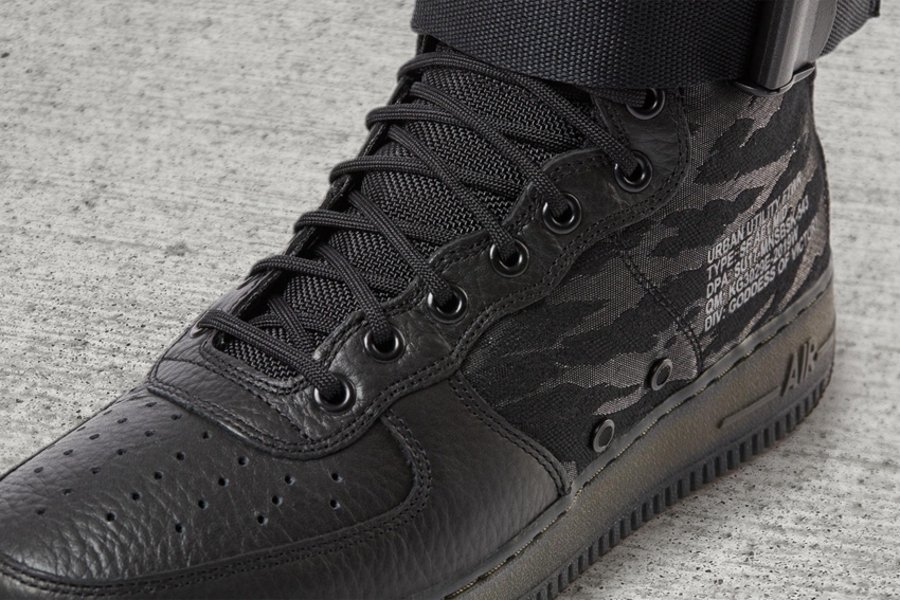 Nike,SF-AF1  虎纹迷彩 + 金属双拉链！全新中帮 SF-AF1 首发日期确定！