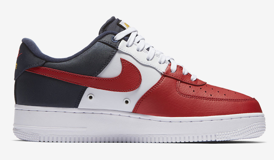 Nike,Air Force 1 Low,823511-60  白红蓝经典搭配！夏季版本 Air Force 1 Low 近期发售！
