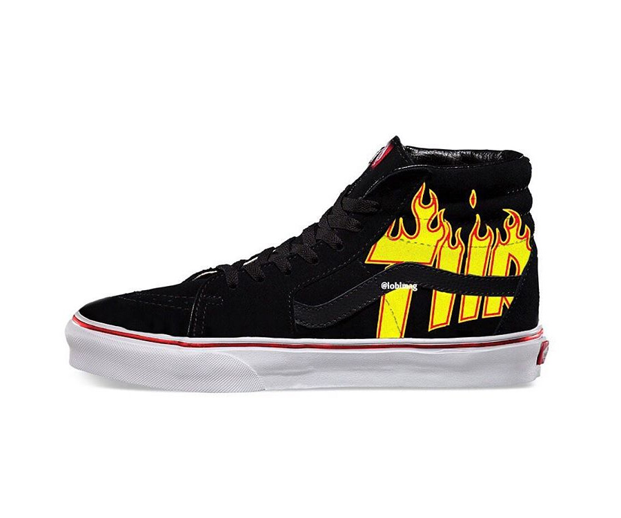 Thrasher,Vans,Slip-On  人气火焰亮相！Thrasher x Vans 联名系列曝光