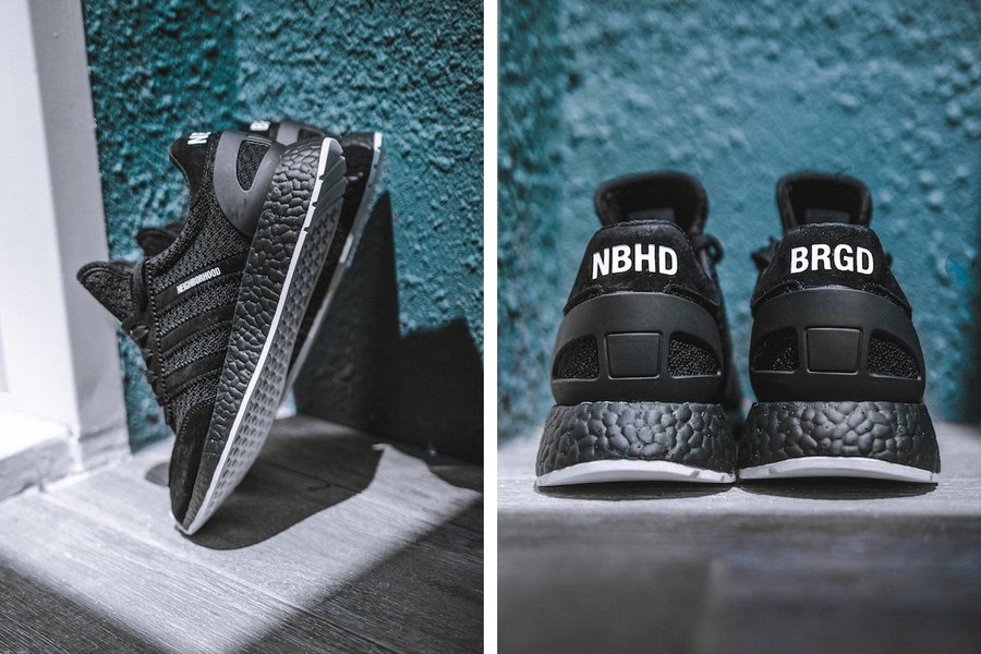 Iniki,adidas  暗黑风！NEIGHBORHOOD x adidas Iniki Runner 联名配色要来了！