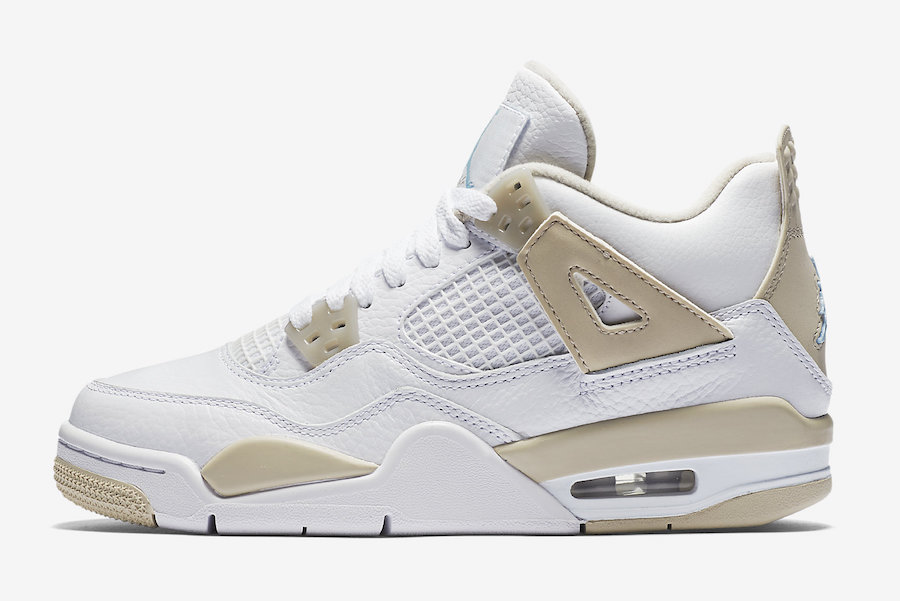 487724-118,AJ4,Air Jordan 4 487724-118AJ4 女生专属，Air Jordan 4 “Linen” 带来清爽精致的活力装扮