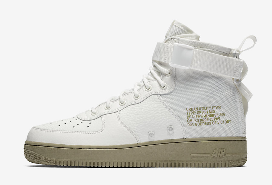 917753-101,SF-AF1,Nike 917753-101 中帮 Nike SF-AF1 Mid 将以纯白配色首发！