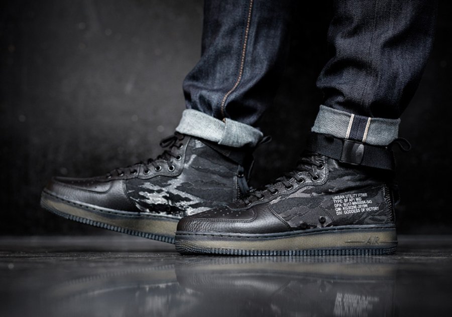 Nike,SF-AF1 Mid,Tiger Camo,AA7  虎纹迷彩上脚！Nike SF-AF1 Mid “Tiger Camo” 本周登场