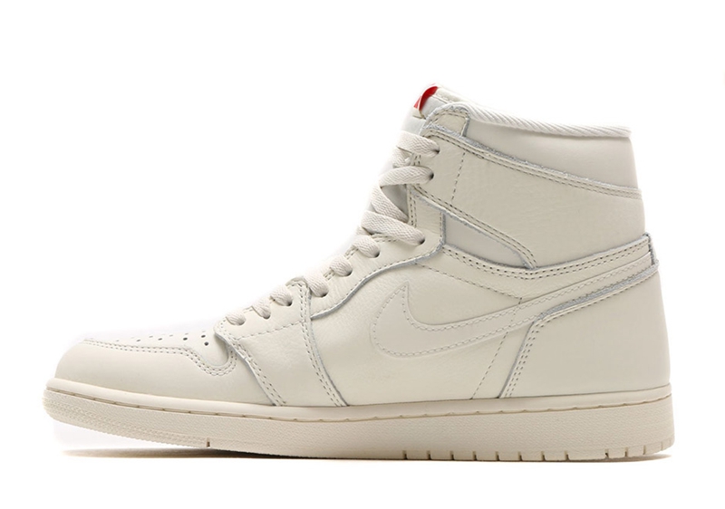 Sail,Air Jordan 1,AJ1,555088-1  值得期待！纯白 Air Jordan 1 OG “Sail” 本月末正式登场