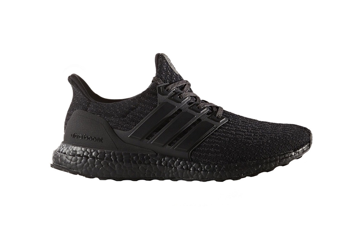 adidas,Ultra Boost 3.0  “黑武士”再次来袭！升级 Ultra Boost 3.0 “Triple Black” 本月发售