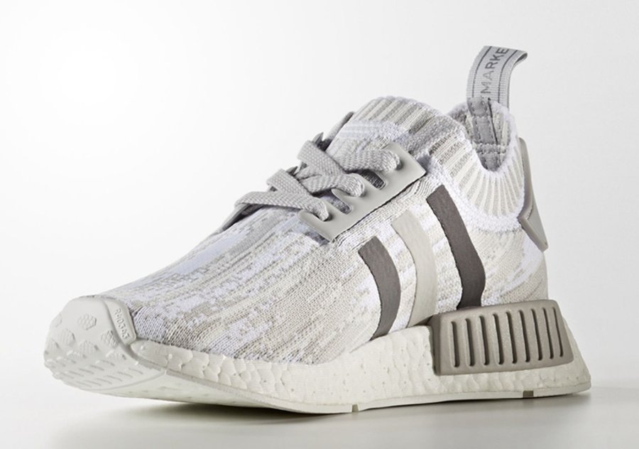 NMD R1,Primeknit,adidas,BY9865  灰白噪音亮相！全新 NMD R1 Primeknit 官方图片释出