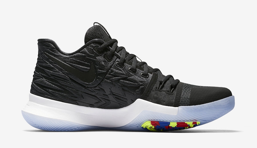 Nike,Kyrie 3,852395-009  全新鞋身纹理！Nike Kyrie 3 “Black Ice” 官图释出