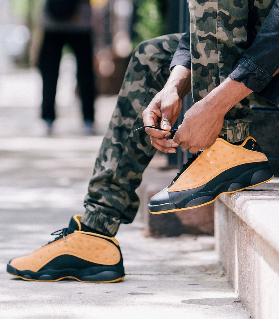 AJ13,Air Jordan 13,310810-022  官方发布 Air Jordan 13 Low “Chutney” 上脚图片！