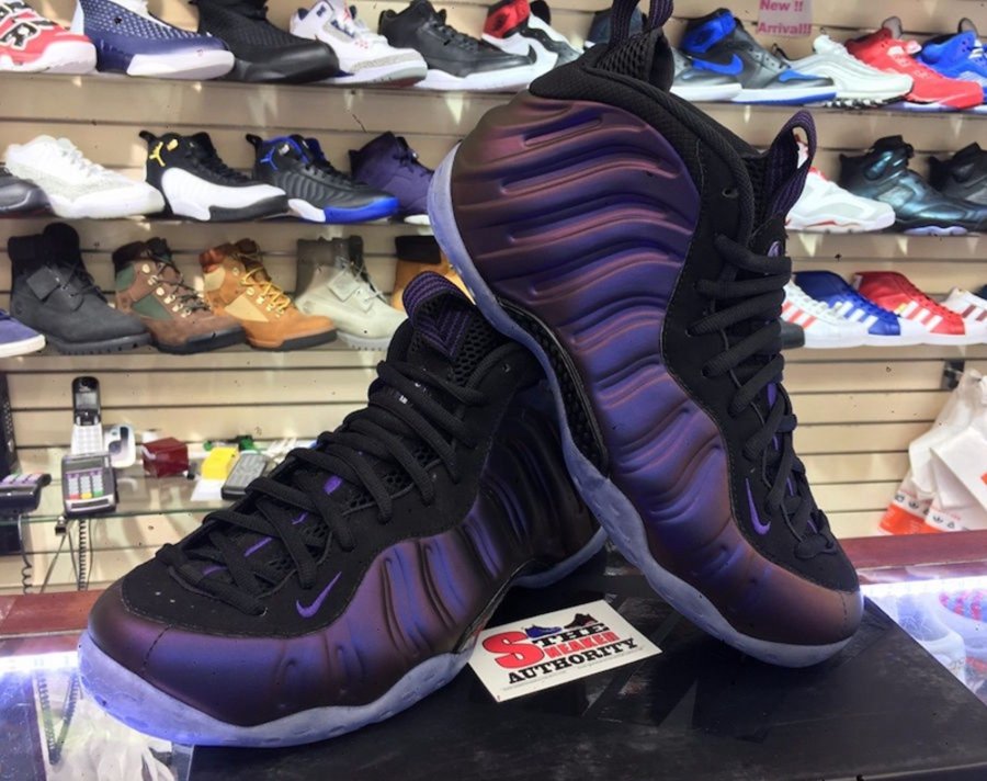 Air Foamposite One,Nike,314996  发售日期确定！紫喷 Air Foamposite One 实物细节曝光