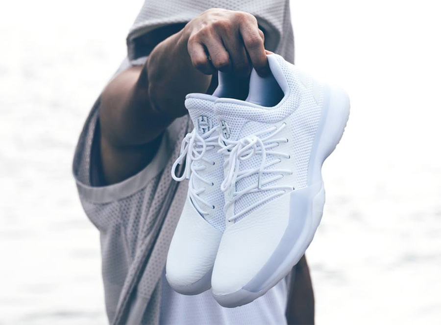 Harden Vol 1,adidas,BY4525 哈登1代BY4525 纯白装扮登场！adidas Harden Vol. 1 游艇派对配色即将发售