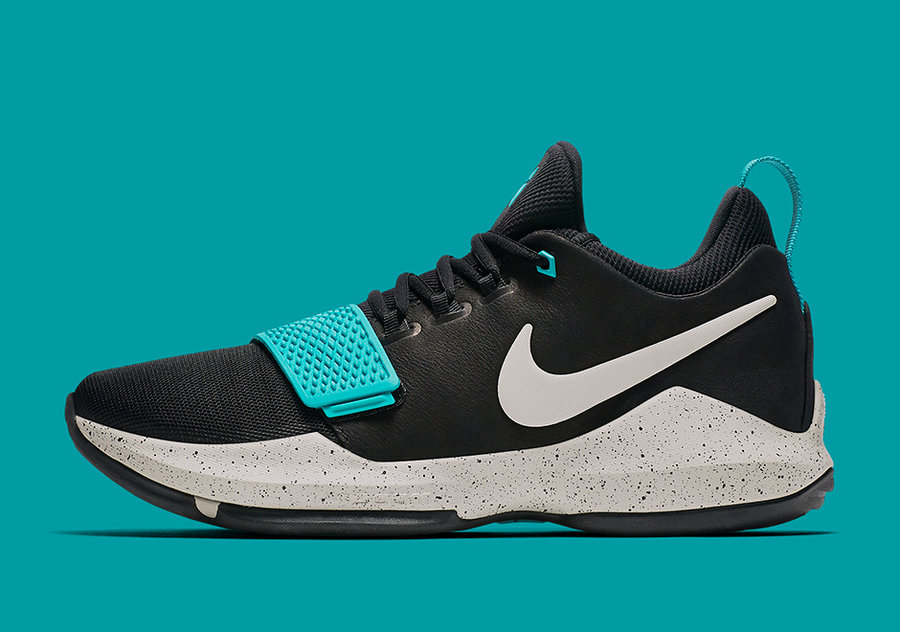 Nike,PG 1,878628-002  光滑皮革打造！全新配色 PG 1 “Light Aqua” 下月发售！