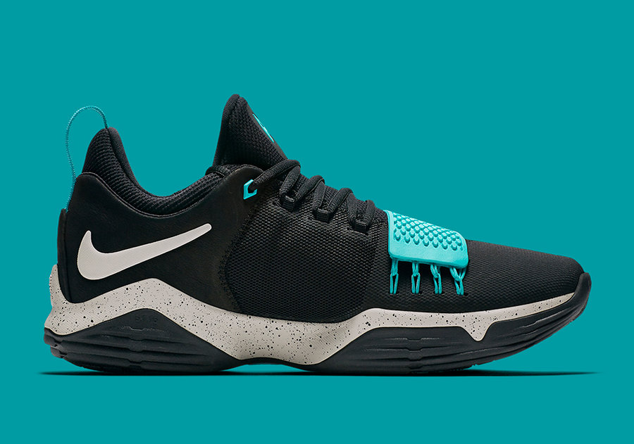 Nike,PG 1,878628-002  光滑皮革打造！全新配色 PG 1 “Light Aqua” 下月发售！