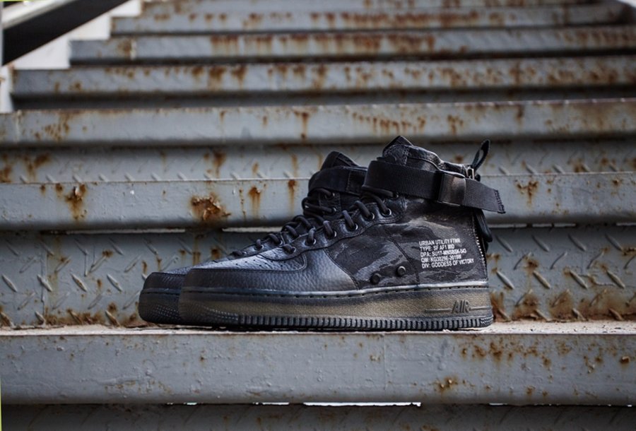Nike,SF-AF1 Mid,Tiger Camo,AA7  双拉链 + 虎纹迷彩！全新 Nike SF-AF1 Mid 实物开箱解读