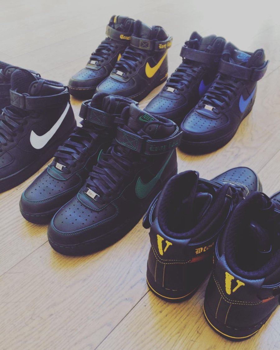 VLONE,Nike,Air Force 1 High  VLONE x Nike Air Force 1 High 正式发售，但是数量少的可怜！