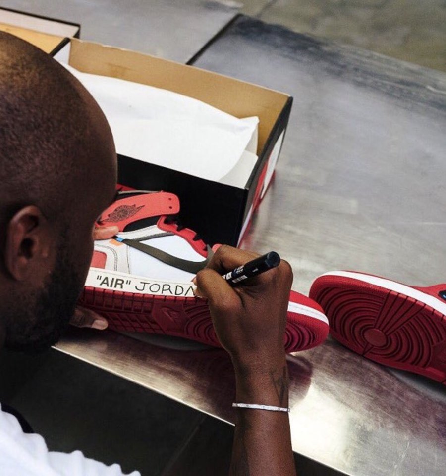 Virgil,MJ,OFF-WHITE,Air  飞人专属！Virgil 为 MJ 制作了一款 OFF-WHITE x AJ1 特殊版本