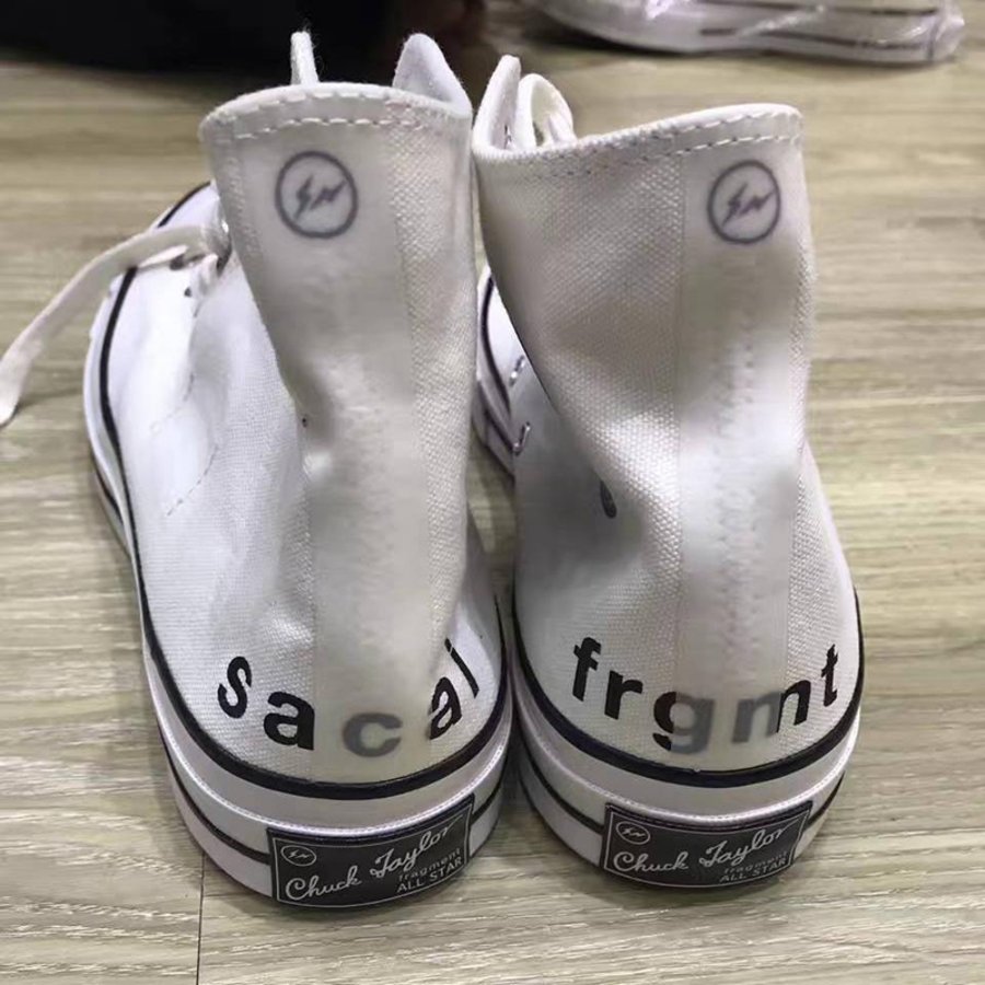 sacai，fragment design，Converse  闪电再现！sacai x fragment design x Converse 三方联名释出