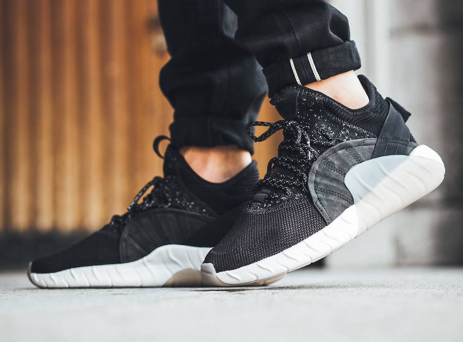 adidas,adidas Tubular Rise  袜套式设计！全新配色 Tubular Rise “Core Black” 近期发售