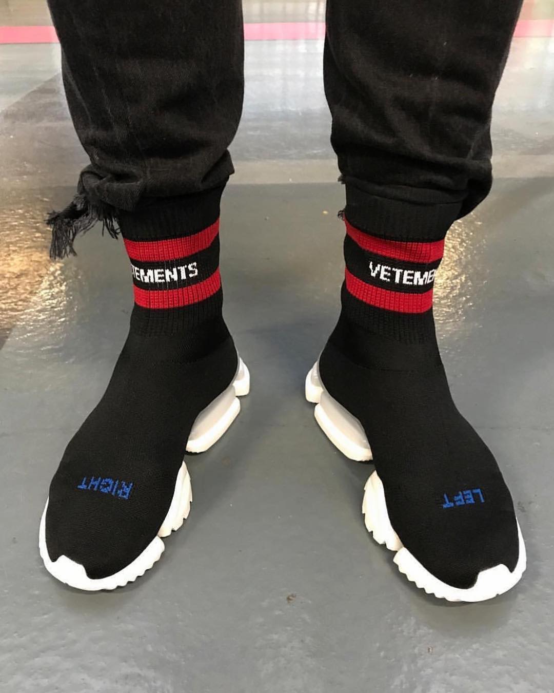 Vetements,Reebok  搞事情！Vetements 联名 Reebok 推出全新袜子鞋