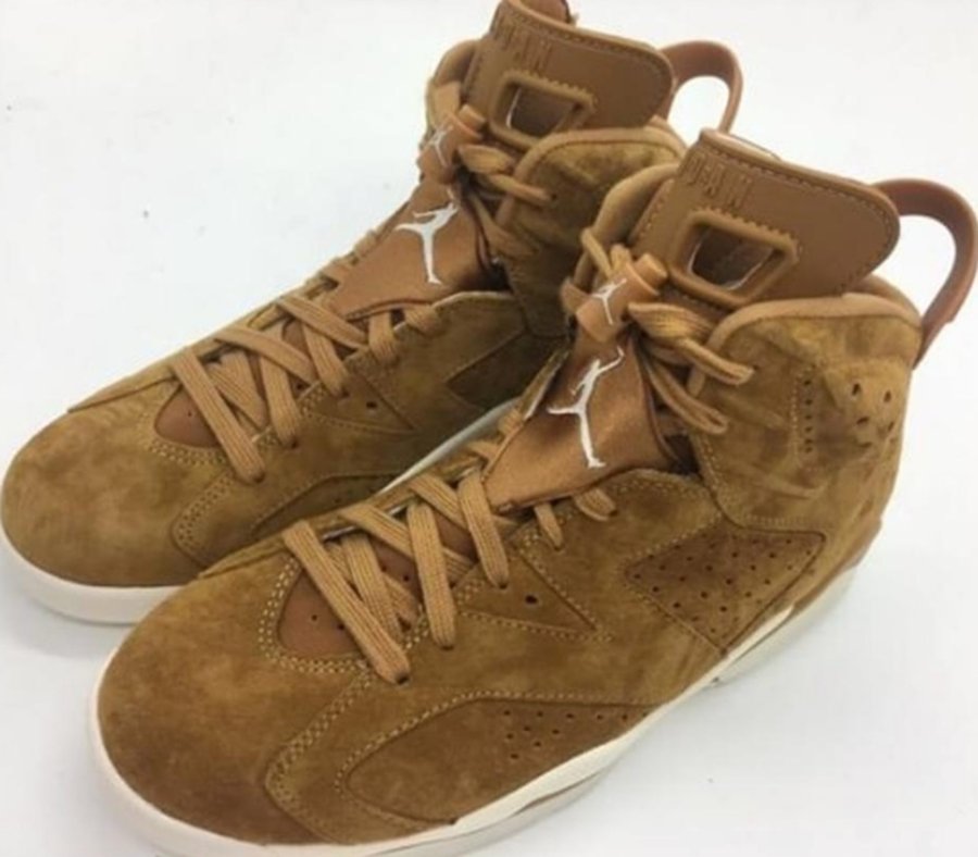 Air Jordan 6,Golden Harvest,AJ  质感麂皮鞋面！Air Jordan 6 “Golden Harvest” 年末登场